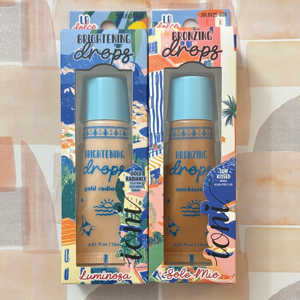 LONI Brightening & Bronzing Drops - Gold Radiance & Sun-Kissed (Set)